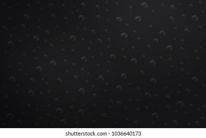 Dark Gray vector pattern with spheres. Beautiful colored illustration with blurred circles in nature style. New design for ad, poster, banner of your website.