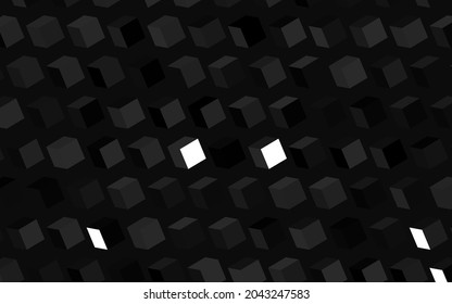 Dark Gray vector pattern in square style. Modern abstract illustration with colorful rectangles. Pattern for busines ad, booklets, leaflets