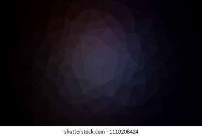 Dark Gray vector polygon abstract layout. Colorful illustration in polygonal style with gradient. Brand new design for your business.