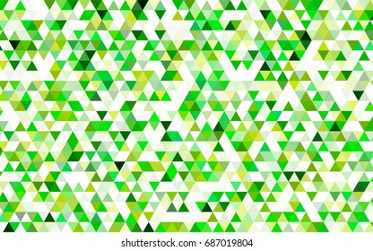 Dark Gray vector polygonal background. Shining illustration, which consist of triangles. A completely new design for your business.