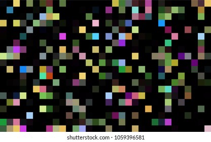 Dark Gray vector polygonal illustration consisting of rectangles. Rectangular design for your business. Creative geometric background in origami style with gradient.