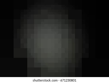 Dark Gray vector polygonal illustration, which consist of rectangles. Rectangular pattern for your business design. Geometric background in Origami style with gradient. 