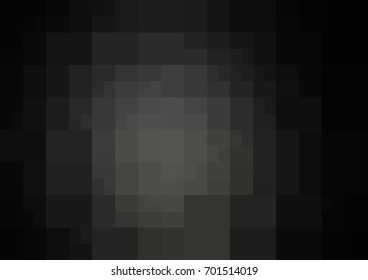 Dark Gray vector polygonal illustration, which consist of rectangles. Rectangular pattern for your business design. Geometric background in Origami style with gradient. 