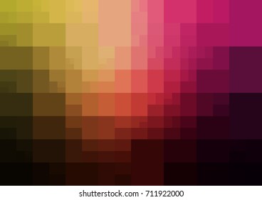 Dark Gray vector polygonal illustration, which consist of rectangles. Rectangular design for your business. Creative geometric background in Origami style with gradient