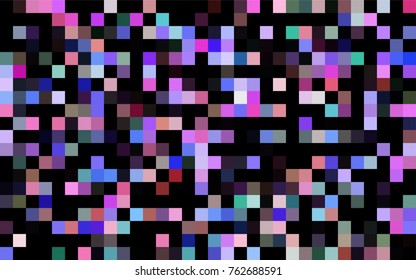 Dark Gray vector polygonal illustration consisting of rectangles. Rectangular design for your business. Creative geometric background in origami style with gradient.
