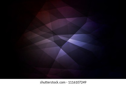 Dark Gray vector polygonal pattern. Colorful illustration in polygonal style with gradient. A new texture for your web site.