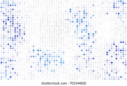 Dark Gray vector red banner with set of circles, dots. Donuts Background. Creative Design Template. Technological halftone illustration.