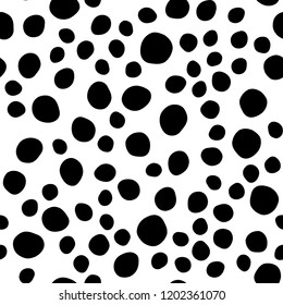 Dark Gray vector seamless cover with circles. Colorful illustration with blurred circles in nature style. Design for textile, fabric, wallpapers.