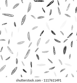 Dark Gray vector seamless layout with circle shapes. Abstract illustration with colored bubbles in nature style. Pattern can be used as texture of wallpapers.
