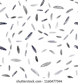 Dark Gray vector seamless layout with circle shapes. Blurred bubbles on abstract background with colorful gradient. Completely new template for your brand book.