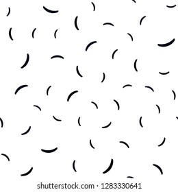 Dark Gray vector seamless layout with bent lines. A completely new colorful illustration in simple style. Pattern for your business design.