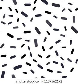 Dark Gray vector seamless pattern with sharp lines. Shining colored illustration with sharp stripes. Best design for your ad, poster, banner.