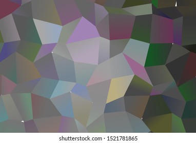 Dark Gray vector shining triangular layout. Colorful illustration in abstract style with triangles. Brand new style for your business design.
