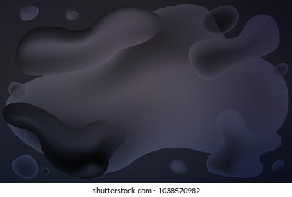 Dark Gray vector template with bent lines. Shining crooked illustration in memphis style. The elegant pattern for brand book.
