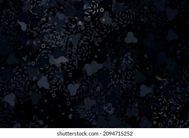 Dark Gray vector template with chaotic shapes. Simple colorful illustration with abstract gradient shapes. Background for a cell phone.