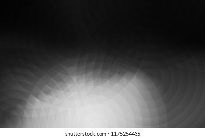 Dark Gray vector template with circles. Modern abstract illustration with colorful water drops. Pattern can be used for ads, leaflets.