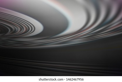 Dark Gray vector template with curved lines. Colorful illustration in simple style with gradient. Pattern for your business design.