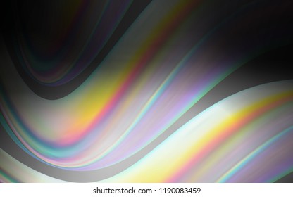 Dark Gray vector template with liquid shapes. Brand new colored illustration in marble style with gradient. Marble design for your web site.