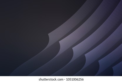 Dark Gray vector template with repeated sticks. Lines on blurred abstract background with gradient. Best design for your ad, poster, banner.