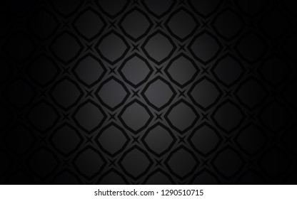 Dark Gray vector template with sky stars. Blurred decorative design in simple style with stars. Template for sell phone backgrounds.