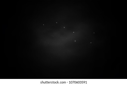Dark Gray vector template with space stars. Glitter abstract illustration with colorful cosmic stars. Template for cosmic backgrounds.