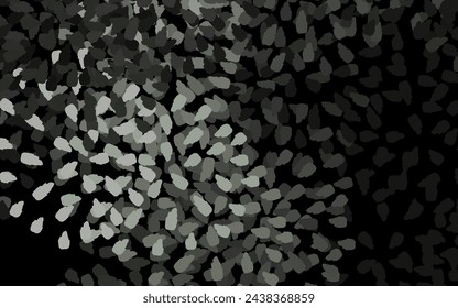 Dark Gray vector texture with abstract forms. Modern abstract illustration with colorful random forms. Best smart design for your business.