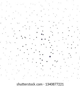Dark Gray vector texture with beautiful stars. Modern geometric abstract illustration with stars. Pattern for new year ad, booklets.