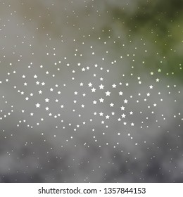 Dark Gray vector texture with beautiful stars. Colorful illustration with abstract gradient stars. Best design for your ad, poster, banner.