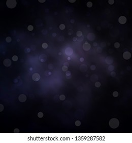 Dark Gray vector texture with circles. Abstract illustration with colorful spots in nature style. Design for your commercials.
