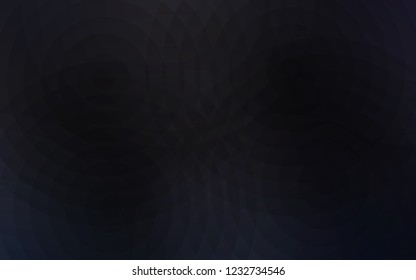 Dark Gray vector texture with disks. Beautiful colored illustration with blurred circles in nature style. New design for ad, poster, banner of your website.
