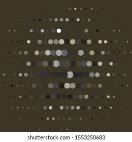 Dark Gray vector texture with disks. Abstract illustration with colorful spots in nature style. Pattern for websites.