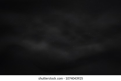 Dark Gray vector texture with milky way stars. Space stars on blurred abstract background with gradient. Best design for your ad, poster, banner.