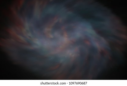 Dark Gray vector texture with milky way stars. Shining colored illustration with bright astronomical stars. Smart design for your business advert.