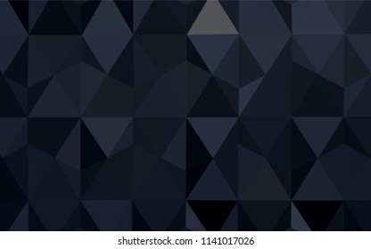 Dark Gray vector triangle mosaic template. Modern abstract illustration with triangles. Pattern for a brand book's backdrop.