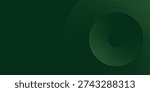 Dark green abstract background with diagonal rounded lines. Geometric stripe line art design. Simple geometric pattern. Modern graphic element. 