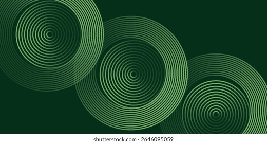 Dark green abstract background with diagonal rounded lines. Geometric stripe line art design. Simple geometric pattern. Modern graphic element. Suit for banner