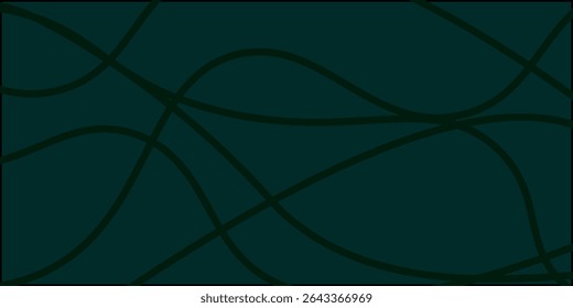 Dark green abstract background with gold lines and shadow. Geometric shape overlap layers. Transparent squares. Modern luxury rounded squares graphic pattern banner template design