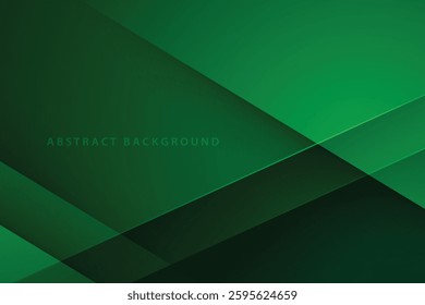 dark green abstract background with modern transparent effects and realistic shadows
