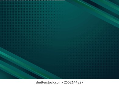 dark green abstract background vector. Dark emerald green abstract background with dynamic curves, gold lines, and screen layers.