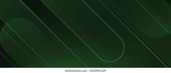 Dark green abstract geometric background. Eps10 vector