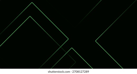 Dark green abstract geometric background. Eps10 vector
