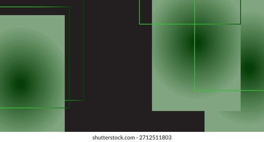 Fondo geométrico abstracto verde oscuro. Vector Eps10