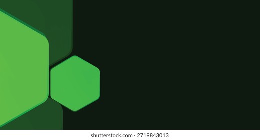 Fundo geométrico abstrato verde escuro. Vetor Eps10