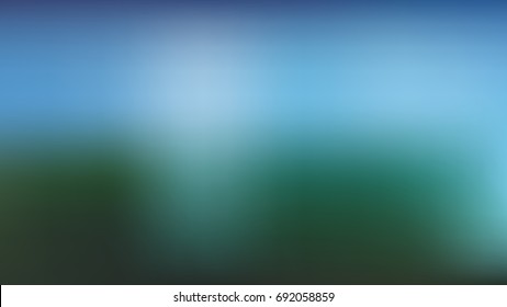 Dark green Abstract Gradient blurred vector background