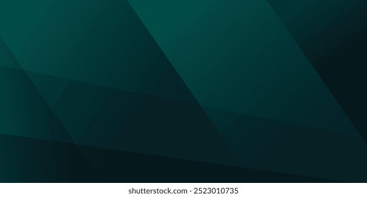 O abstrato verde escuro listras vetor de fundo com sombras de gradiente, design geométrico moderno. Terno para banners de negócios, modelos, folhetos, brochuras, papel de parede e apresentação