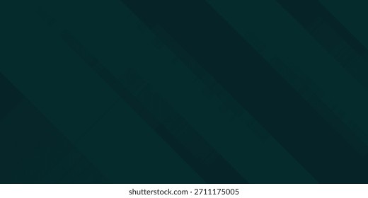 Vector de fondo de rayas abstractas verde oscuro con tonos degradados, diseño geométrico moderno. Traje para Anuncios de negocios, Plantillas, volantes, folletos, Fondo de pantalla y presentación