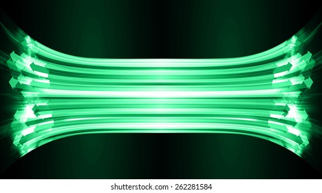 Dark green arrow Light Abstract Technology background for computer graphic website internet. circuit