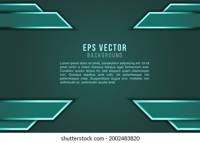 Dark green background eps vector editable elegant simple minimalism back ground glow BG abstract