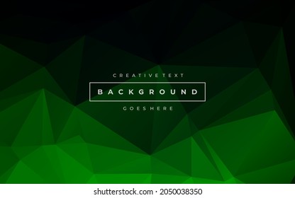 Fondo verde oscuro, moderno efecto de polos bajo oscuro con gradiente abstracto para el fondo.