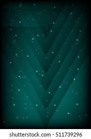 Dark green background, Poster abstract design